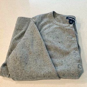 Land's End Button Down Cardigan Sweater